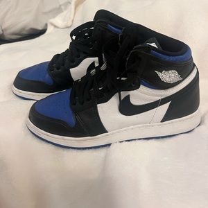 Jordan 1 Retro High Royal toe,